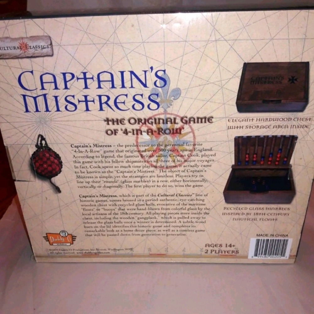 Captain's Mistress 4 IN a Row Game - Picture 2 of 3